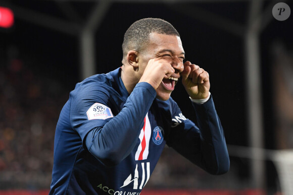 Kylian Mbappé lors du match de Ligue 1 "Dijon - PSG (2-1)" au Stade dijonnais Côte d'Or. Dijon, le 1er novembre 2019.