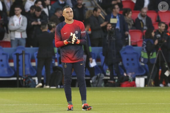 Keylor Navas (PSG) - Quart de finale aller de Ligue des champions: Le PSG s'est incliné à domicile face au FC Barcelone (2-3) au Parc des Princes à Paris le 10 avril 2024.