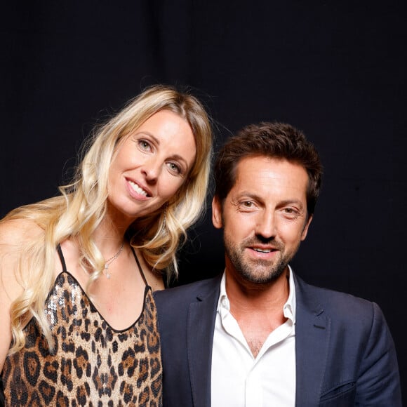 Exclusif - Frédéric Diefenthal et sa femme Stéphanie Seguin - Backstage de l'enregistrement de l'émission "La Chanson secrète 8" à la Seine musicale à Paris, diffusée le 4 septembre sur TF1 © Gaffiot-Moreau / Bestimage 