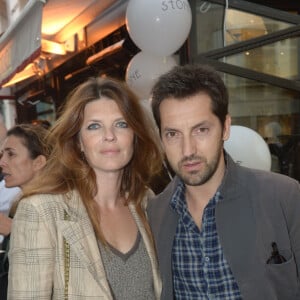 Archive - Frederic Diefenthal et son ex-femme Gwendoline Hamon - Soiree d'inauguration de la boutique Stone de la creatrice de bijoux Marie Poniatovski, la soeur de Sarah Lavoine a Paris, le 25 juin 2013. La boutique se trouve au 60 rue des Saint Peres. 