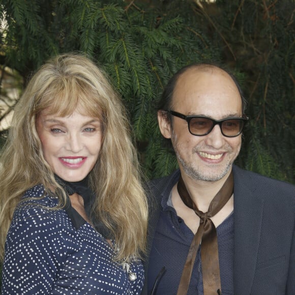 Arielle Dombasle et Nicolas Ker du film Alien Crystal Palace, le 25 aout 2018. © Christophe Aubert via Bestimage