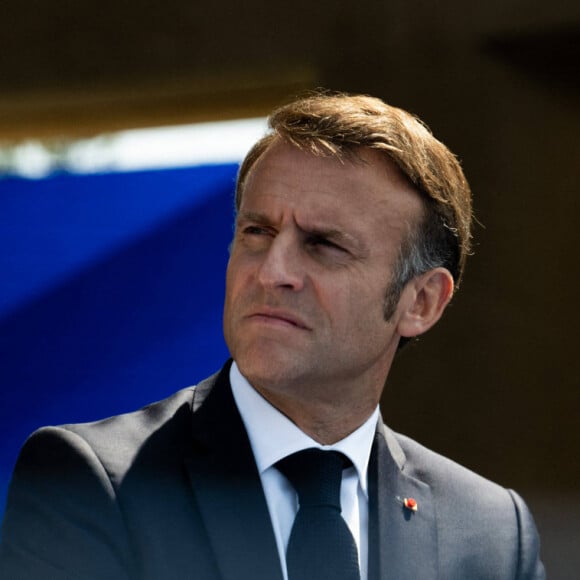 Cérémonie Franco-américaine au cimetière américain de Colleville sur Mer dans le cadre de la commémoration du 80ème anniversaire du débarquement en Normandie (D-Day) le 6 juin 2024. © Jeanne Accorsini / Pool / Bestimage 