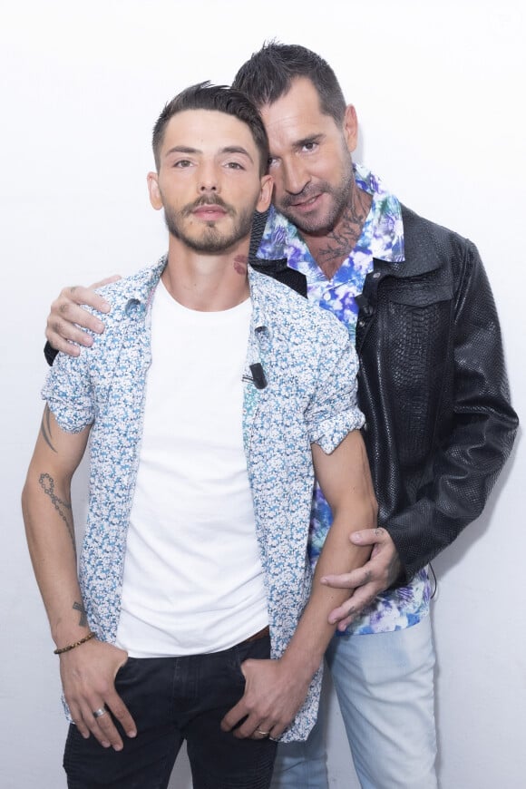 Exclusif - Alexandre Tola et Mathieu Ceschin ( l'Amour est Dans le Pré) en backstage de l'émission TPMP People présentée par M.Delormeau et diffusée sur C8 le 14 mai 2022, à Paris, France, le 13/05/2022. © Jack Tribeca/Bestimage 