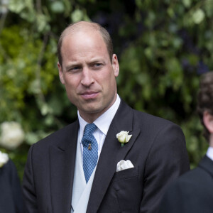 Le prince William, prince de Galles - Mariage du duc de Westminster, Hugh Grosvenor, et Olivia Henson en la cathédrale de Chester, Royaume Uni, le 7 juin 2024. © GoffPhotos/Bestimage 