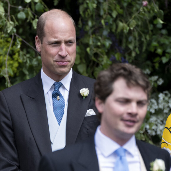 Le prince William, prince de Galles - Mariage du duc de Westminster, Hugh Grosvenor, et Olivia Henson en la cathédrale de Chester, Royaume Uni, le 7 juin 2024. © GoffPhotos/Bestimage 