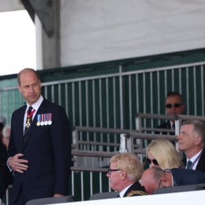 Le prince William de Galles - La famille royale d'Angleterre lors des commémorations du 80ème anniversaire du débarquement (D-Day) à Portsmouth. Le 5 juin 2024 © Tim Merry / Mirrorpix / Bestimage 