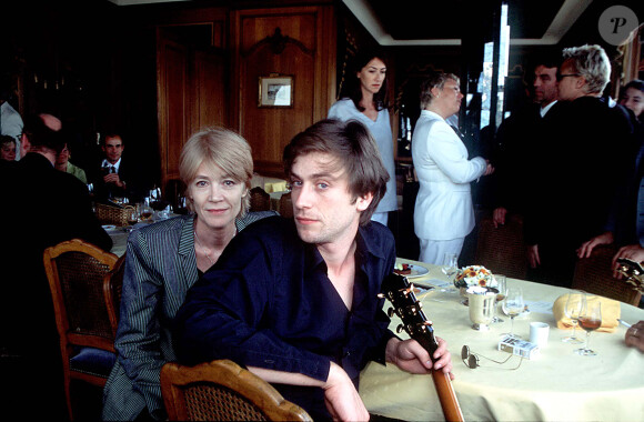 Françoise Hardi et son fils, Thomas Dutronc.