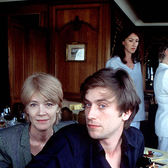 Françoise Hardi et son fils, Thomas Dutronc.