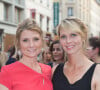 Élodie Ageron et Sandrine Arcizet (Les Animaux de la 8) - Arrivées à la soirée de cérémonie des Gold prix de la TNT 2016 au Théâtre Bobino à Paris le 6 juin 2016. © Agence/Bestimage