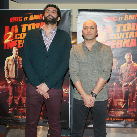 Ramzy Bedia, Eric Judor - Avant-première du film "La Tour 2 contrôle infernale" au cinéma UGC Les Halles à Paris, le 1er février 2016. © CVS/Bestimage
