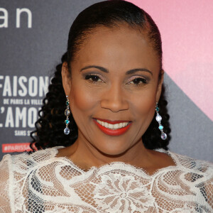 Christine Kelly lors du gala de charité le grand bal "ParAmour' à l'hôtel de ville de Paris, France, le 14 février 2019. L'ensemble des bénéfices récoltés lors de la soirée seront reversés à la lutte contre le sida (PARISSANSANSSIDA). © Denis Guignebourg/Bestimage