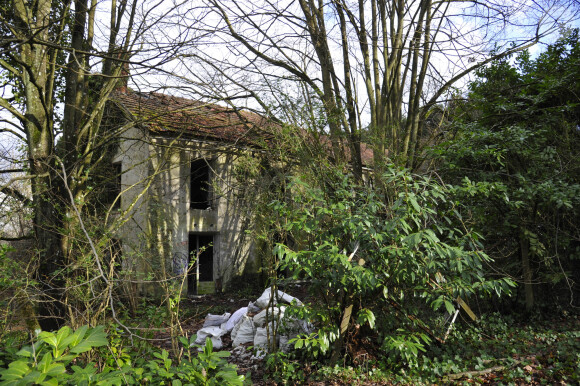 Cette maison était à la lisière d'une forêt et Jamel rêvait d'en faire une jolie maison familiale.
En lisière de la foret domaniale de Maurepas dans les Yvelines, la propriété achetée par l'acteur Jamel Debbouze est désormais devenue une ruine et un squat le 15 fevrier 2013.