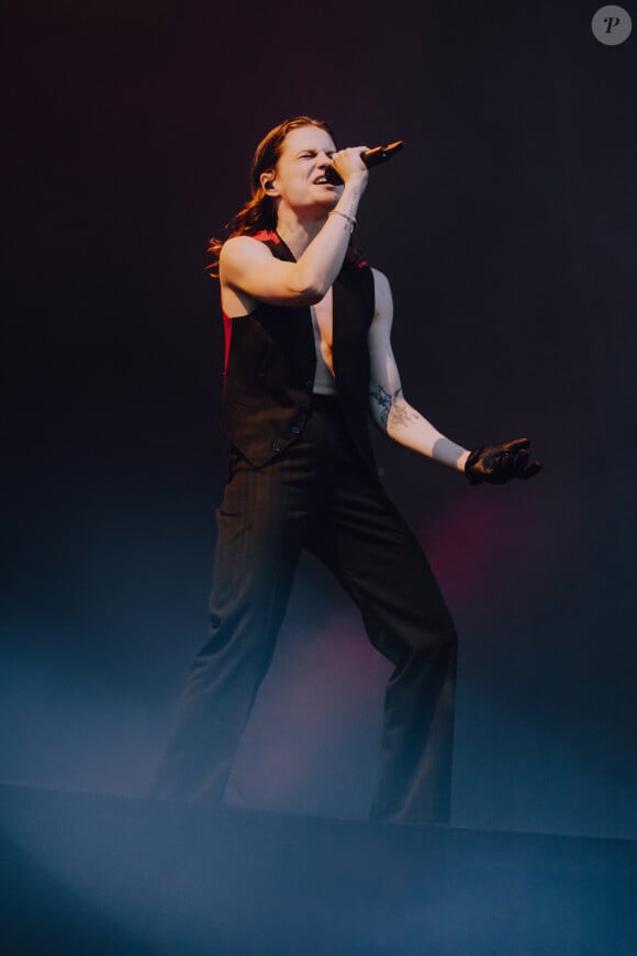 Christine and the Queens en concert à Rock en Seine 2023 le 25 août 2023. © Alexandre Fumeron / Afterdepth / Bestimage