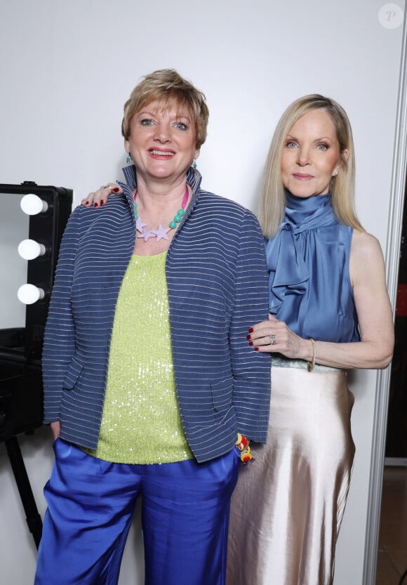 Exclusif - Melissa Sue Anderson et Alison Arngrim - Le casting de "La petite maison dans la prairie" de la 63ème édition du Festival de television de Monte-Carlo, Monaco; le 14 juin 2024. © Denis Guignebourg/Bestimage 