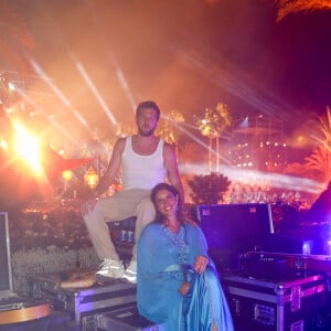 Exclusif - Claudio Capeo et Farrah El-Dibany - Backstage de l'enregistrement de l'émission "La fête de la chanson à l'orientale" à Marrakech diffusée le 14 juin sur France 3. . Le 6 juin 2023 © Philippe Doignon-Tiziano Da Silva/ Bestimage