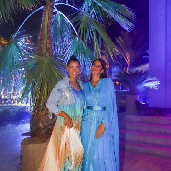 Exclusif - Chimene Badi et Farrah El-Dibany - Backstage de l'enregistrement de l'émission "La fête de la chanson à l'orientale" à Marrakech diffusée le 14 juin sur France 3. . Le 6 juin 2023 © Philippe Doignon-Tiziano Da Silva/ Bestimage