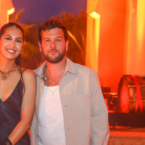 Exclusif - Manal et Claudio Capeo - Backstage de l'enregistrement de l'émission "La fête de la chanson à l'orientale" à Marrakech diffusée le 14 juin sur France 3. . Le 6 juin 2023 © Philippe Doignon-Tiziano Da Silva/ Bestimage