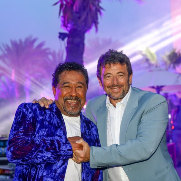 Exclusif - Khaled et Patrick Bruel - Backstage de l'enregistrement de l'émission "La fête de la chanson à l'orientale" à Marrakech diffusée le 14 juin sur France 3. . Le 6 juin 2023 © Philippe Doignon-Tiziano Da Silva/ Bestimage