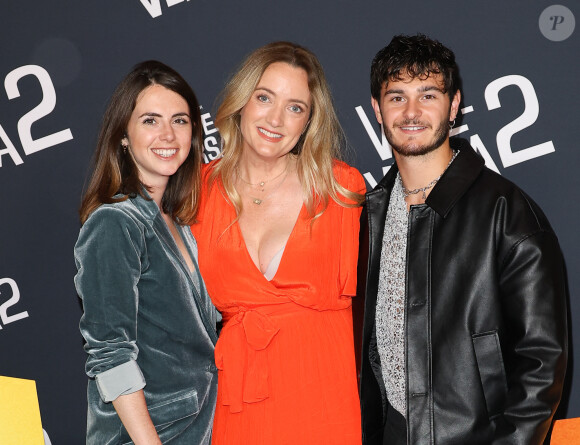 Clémence Lassalas, Dorothée Pousséo et Adrien Gabeulet aka Adher - Avant-première du film "Vice-versa 2" au cinéma Le Grand Rex à Paris le 16 juin 2024. © Coadic Guirec/Bestimage