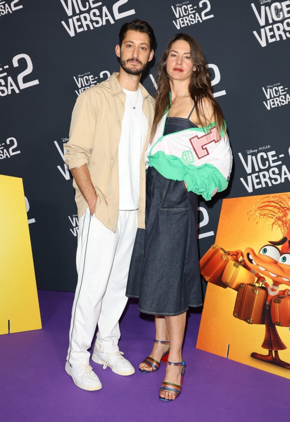 Pierre Niney et compagne Natasha Andrews - Avant-première du film "Vice-versa 2" au cinéma Le Grand Rex à Paris le 16 juin 2024. © Coadic Guirec/Bestimage