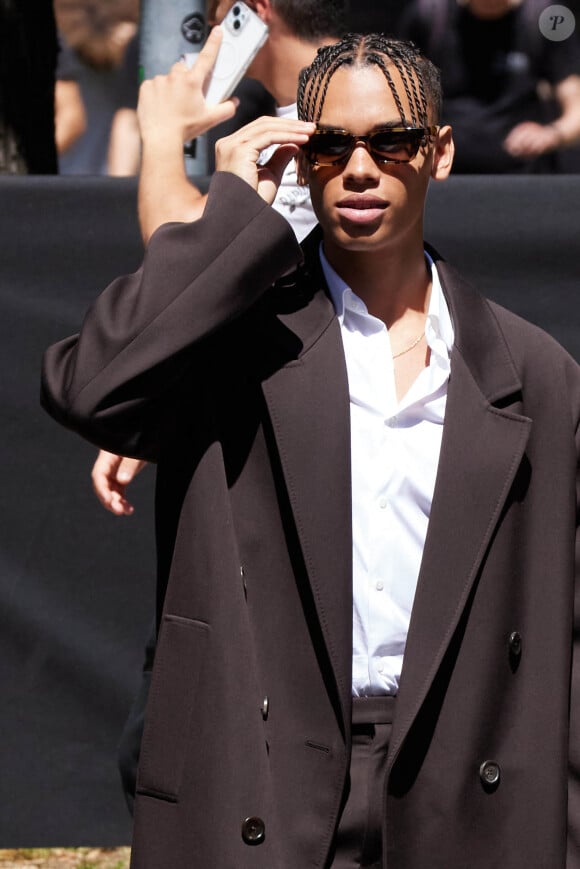 Alexandre Coste (fils du prince A. II de Monaco) et Savannah Hennessy vont assister au défilé de mode Gucci Homme Printemps Été 2025 lors de la Fashion Week de Milan Prêt-à-porter Homme Printemps/Été 2025 à Milan le 17 juin 2024. ©Photo: Cinzia Camela.