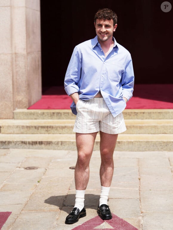 Paul Mescal - Arrivées au défilé Gucci mode hommes Printemps/été 2025 lors de la Fashion Week de Milan, le 17 juin 2024.
