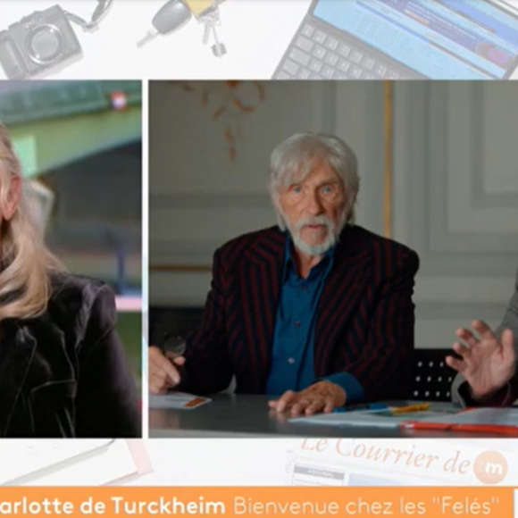 Charlotte de Turckheim sur le plateau de "Télématin", le 19 juin 2024, sur France 2