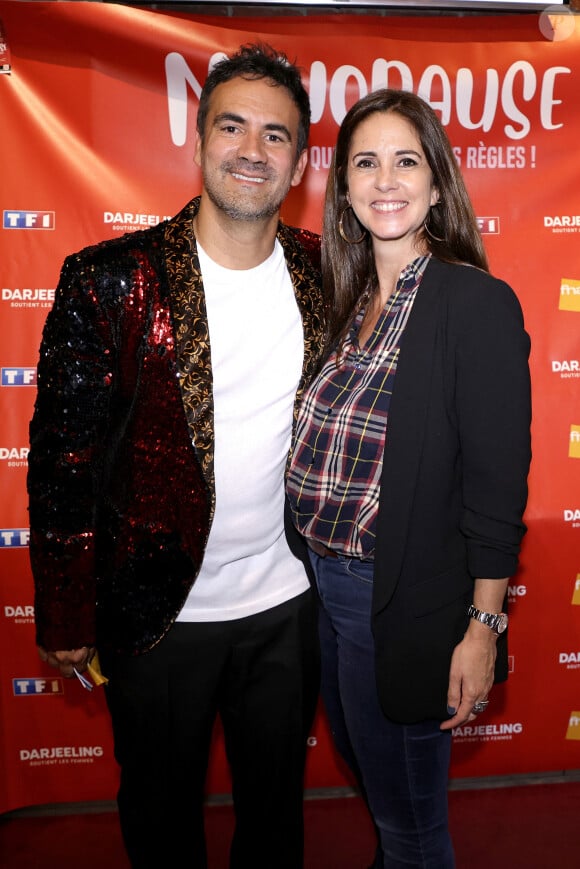 Alex Goude et Caroline Munoz - Générale de la pièce "Ménopause" mise en scène et co-écrite par A. Goude au théâtre du Grand Point Virgule à Paris le 18 juin 2024.