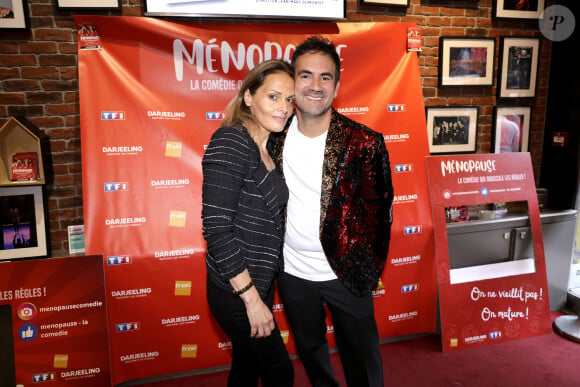 Sophie Edelstein, Alex Goude - Générale de la pièce "Ménopause" mise en scène et co-écrite par A. Goude au théâtre du Grand Point Virgule à Paris le 18 juin 2024.