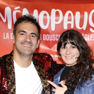 Alex Goude et la chanteuse Saka - Générale de la pièce "Ménopause" mise en scène et co-écrite par A. Goude au théâtre du Grand Point Virgule à Paris le 18 juin 2024.