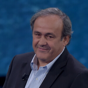 Michel Platini, invité de l'émission "Che tempo che fa" à Milan en Italie le 17 novembre 2019.