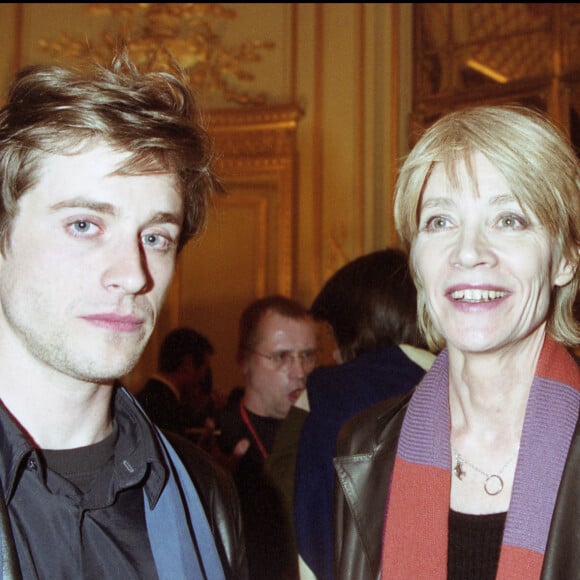 François Hardy et Thomas Dutronc au concert d'Henri Salvador en 2001.