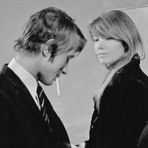 Jacques Dutronc et Françoise Hardy en 1967.