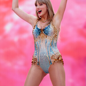 Taylor Swift donne son premier concert londonien au stade de Wembley, lors de la tournée Eras Tour, à Londres, le vendredi 21 juin 2024. Ian West/PA Wire/ABACAPRESS.COM