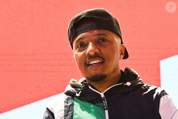 Le chanteur Soprano en concert à Saint-Sever, le 20 mars 2019. Syspeo.c/ANDBZ/ABACAPRESS.COM