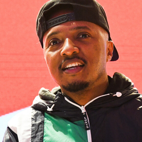 Le chanteur Soprano en concert à Saint-Sever, le 20 mars 2019. Syspeo.c/ANDBZ/ABACAPRESS.COM