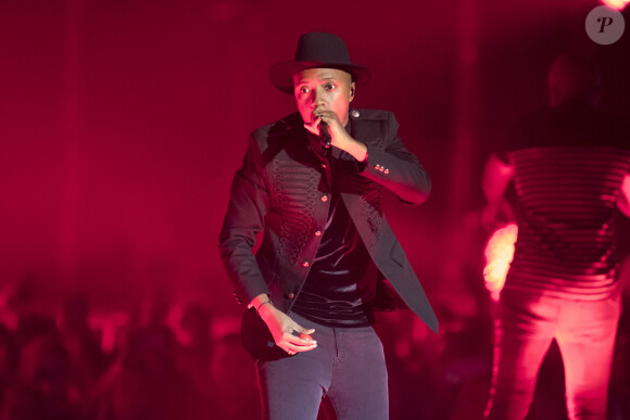 Le chanteur Soprano en concert à Nice, le 5 décembre 2017. Syspeo.c/ANDBZ/ABACAPRESS.COM