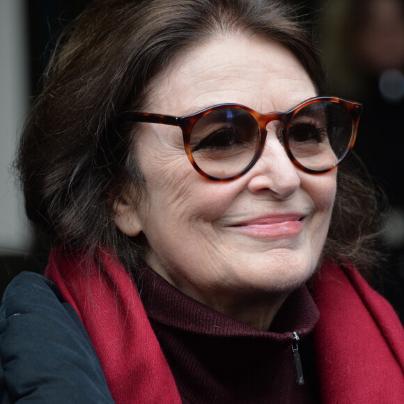 Ce mardi 25 juin.
Anouk Aimée lors de la cérémonie religieuse en hommage à Pierre Barouh au cimetière de Montmartre à Paris le 4 janvier 2017.