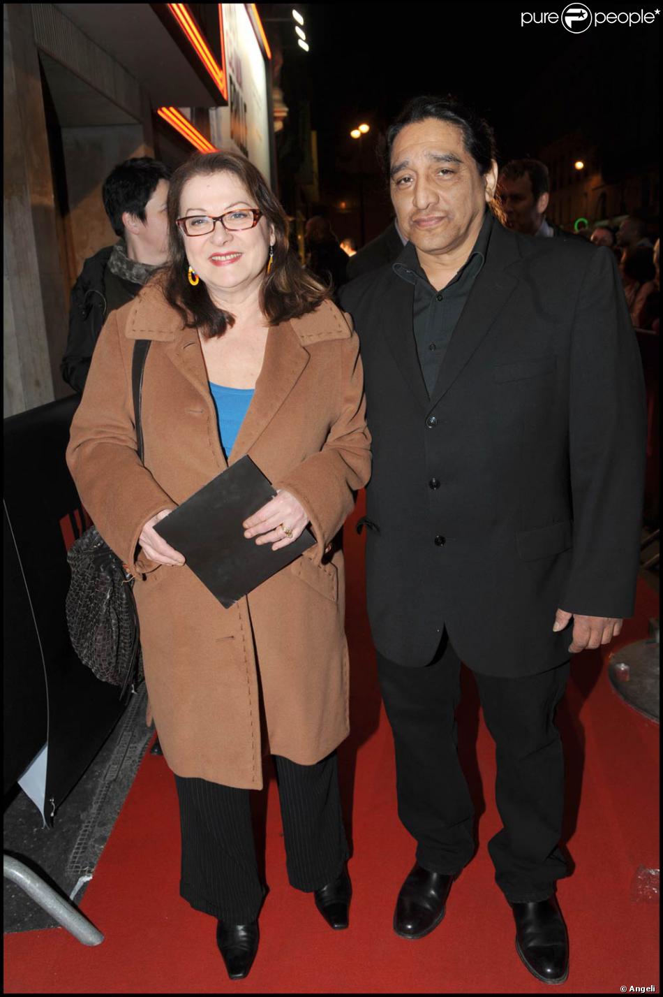 Josiane Balasko et son mari, à l'occasion de l'avant ...
