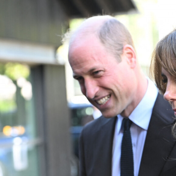 Le prince William, prince de Galles, et Catherine (Kate) Middleton, princesse de Galles, en visite au pavillon Grange à Cardiff, le 3 octobre 2023. L'objectif est de rencontrer des membres des aînés de Windrush Cymru, de Black History Cymru 365 et du Forum des jeunes des minorités ethniques du Pays de Galles, et entendre parler de la contribution de la génération Windrush à la Communauté galloise et découvrir comment les jeunes membres d'une minorité ethnique créent un changement positif au Pays de Galles. 