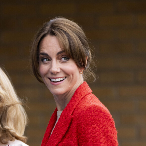 Catherine (Kate) Middleton, princesse de Galles se rend au centre éducatif Orchards de Milton Regis à Sittingbourne le 27 septembre 2023. 