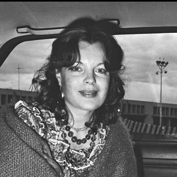 Romy Schneider au Festival de Cannes en 1977.