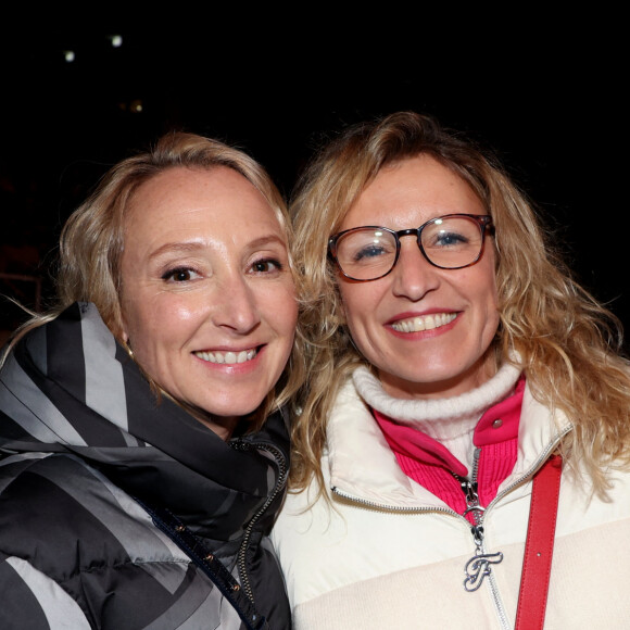 Exclusif - Audrey Lamy et sa soeur Alexandra Lamy - Projection du court métrage "Allez ma Fille" réalisé par Chloé Jouannet lors du 27éme Festival International du Film de Comédie de l'Alpe d'Huez, le 17 janvier 2024.© Dominique Jacovides / Bestimage