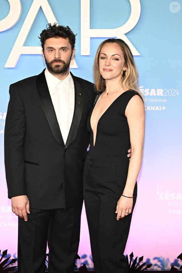 Les deux artistes ne sont pas des grands adeptes des sorties publiques...Pio Marmai et Charlotte Ranson arrivent à la 49e cérémonie des César du cinéma à l'Olympia, le 23 février 2024 à Paris, France. Photo par David Niviere/ABACAPRESS.COM