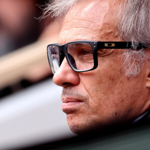 Paul Belmondo - Les célébrités dans les tribunes des Internationaux de France de tennis de Roland Garros 2024 à Paris. Le 5 juin 2024. © Jacovides-Moreau/Bestimage