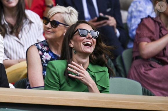 Catherine Princesse de Galles. Finale masculine du championnat de Wimbledon, Londres, Royaume-Uni, 16 juillet 2023. Photo par Marc Aspland/The Times/News Licensing/ABACAPRESS.COM