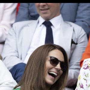 Le duc et la duchesse de Cambridge aux championnats de tennis de Wimbledon à Londres. UK le 11 juillet 2021. Photo par Stephen Lock / i-Images/ABACAPRESS.COM