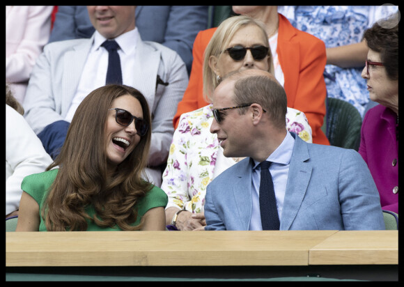 Le duc et la duchesse de Cambridge aux championnats de tennis de Wimbledon à Londres. UK le 11 juillet 2021. Photo par Stephen Lock / i-Images/ABACAPRESS.COM