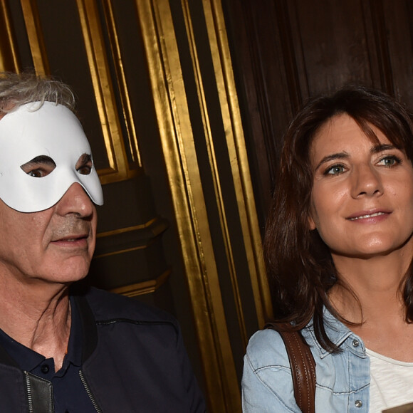 Estelle Denis et son compagnon Raymond Domenech - Les célébrités à la première de l'escape game grandeur nature "Inside Opéra" au Palais Garnier à Paris, France, le 4 juin 2018. © Veeren/Bestimage