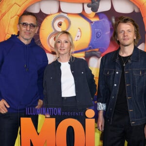 Gad Elmaleh, Audrey Lamy et Alex Lutz à l'avant-première du film "Moi, moche et méchant 4" au Grand Rex à Paris le 23 juin 2024